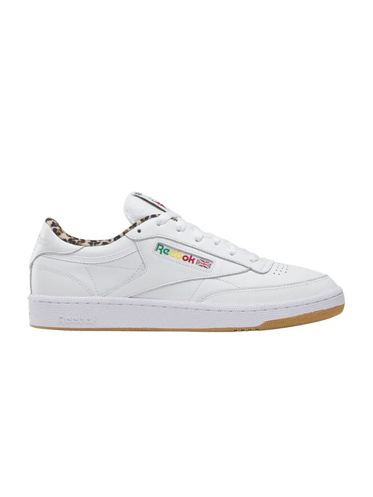 Кроссовки Wacko Maria x Club C 85 'White Leopard Gum' — изображение 1 из 1, белый