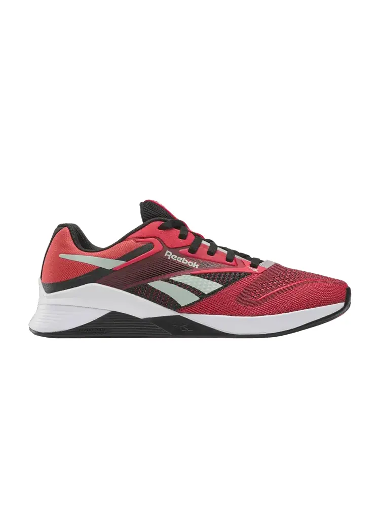 Кроссовки Reebok Justin Fields x Nano X4 Red Grey White — изображение 1 из 1, красный