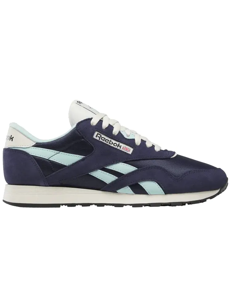 Кроссовки Reebok Classic Nylon 'Vector Navy Glitch Aqua' — изображение 1 из 1, темно-синий голубой