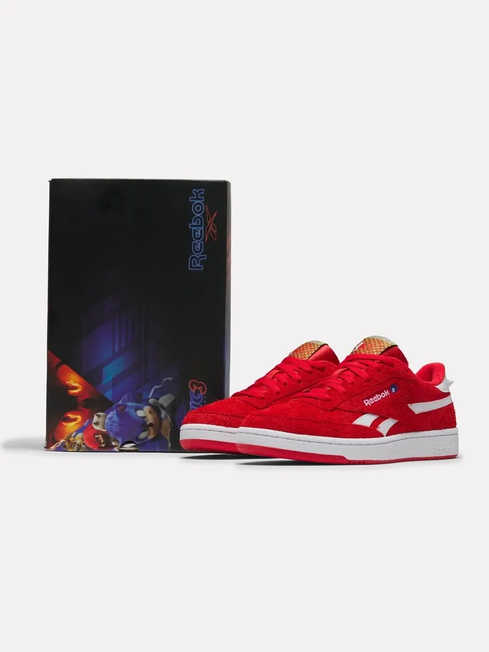 Кроссовки унисекс Reebok x Sonic Club C Revenge — изображение 8 из 8, красный
