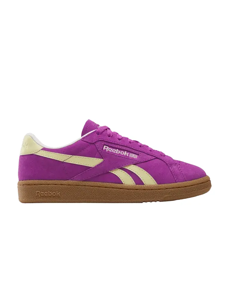 Кроссовки Wmns Club C Grounds UK 'Purple Rave Bleached Yellow' — изображение 1 из 1, фиолетовый желтый