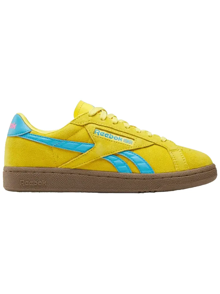 Кроссовки Reebok Wmns Club C Grounds UK 'Golden Haze Future Cyan' — изображение 1 из 1, желтый