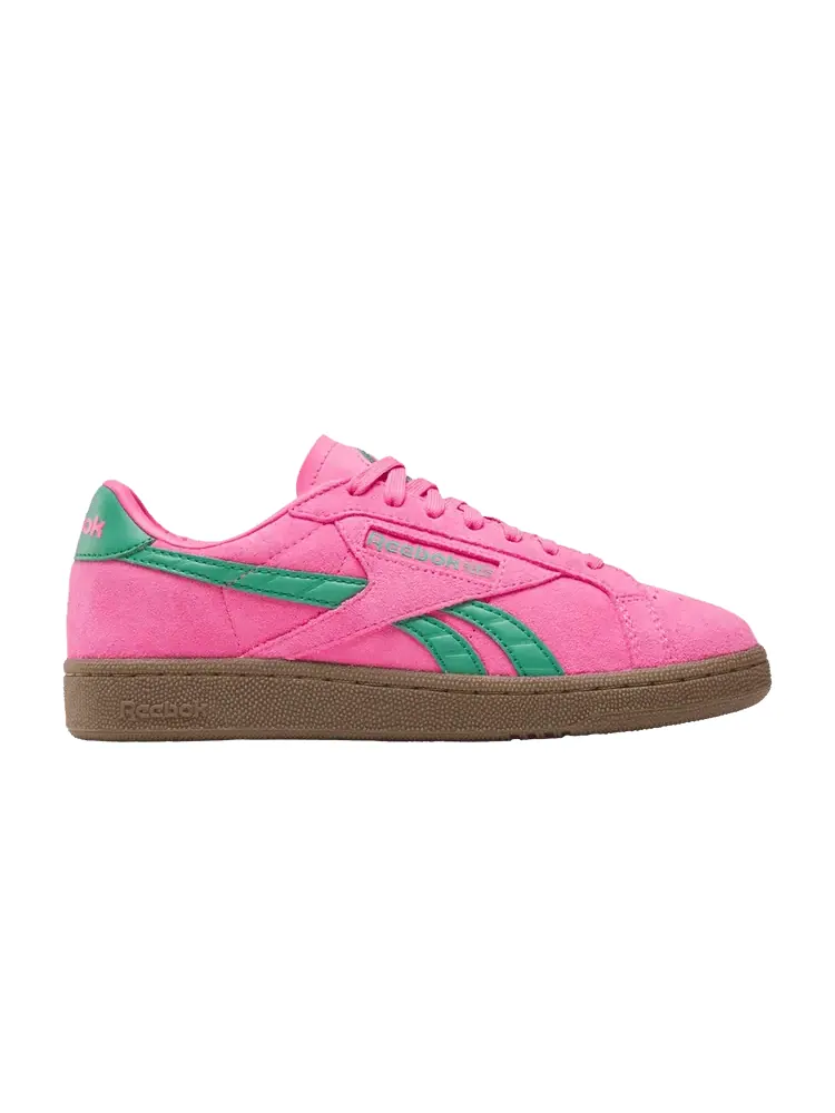 Кроссовки Reebok Wmns Club C Grounds UK 'Atomic Pink Upgrade Green' — изображение 1 из 1, розовый/зеленый