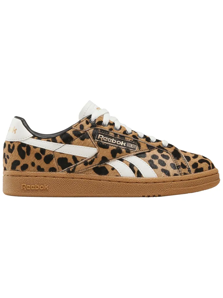 Кроссовки Reebok Wmns Club C Grounds UK 'Cheetah' — изображение 1 из 1, коричневый