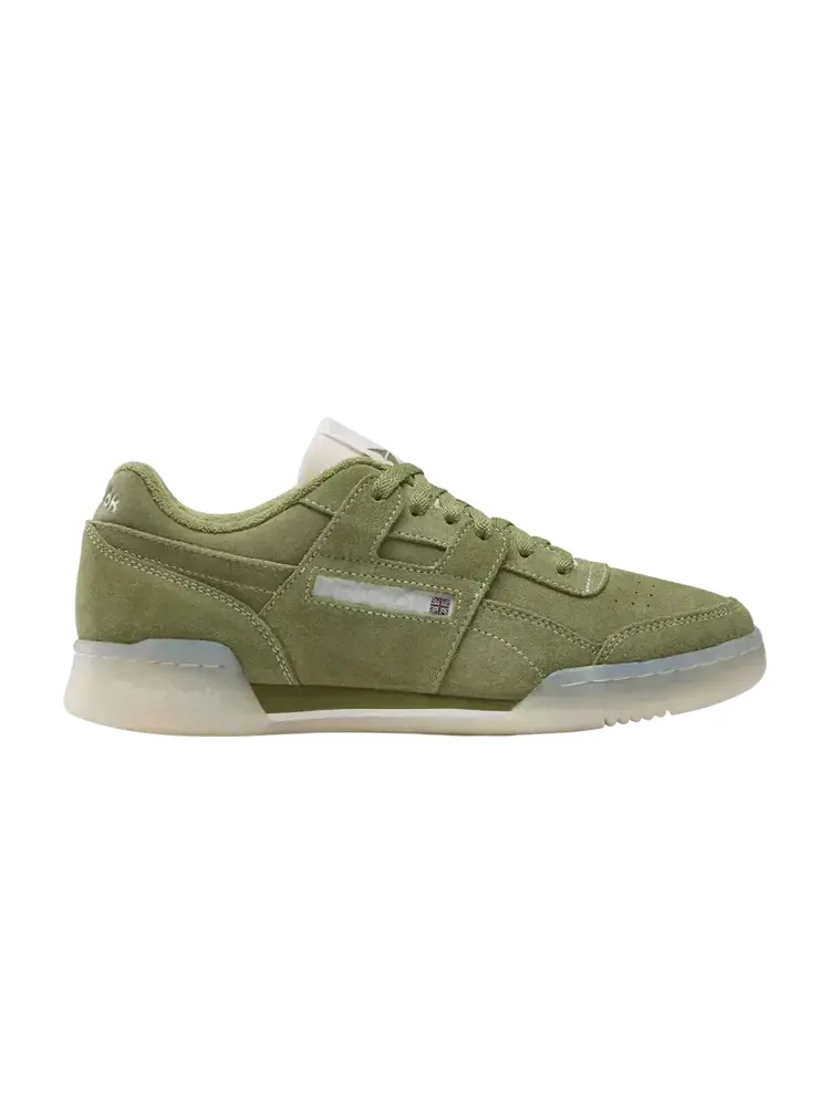 Кроссовки Reebok Workout Plus — изображение 1 из 1, зеленый
