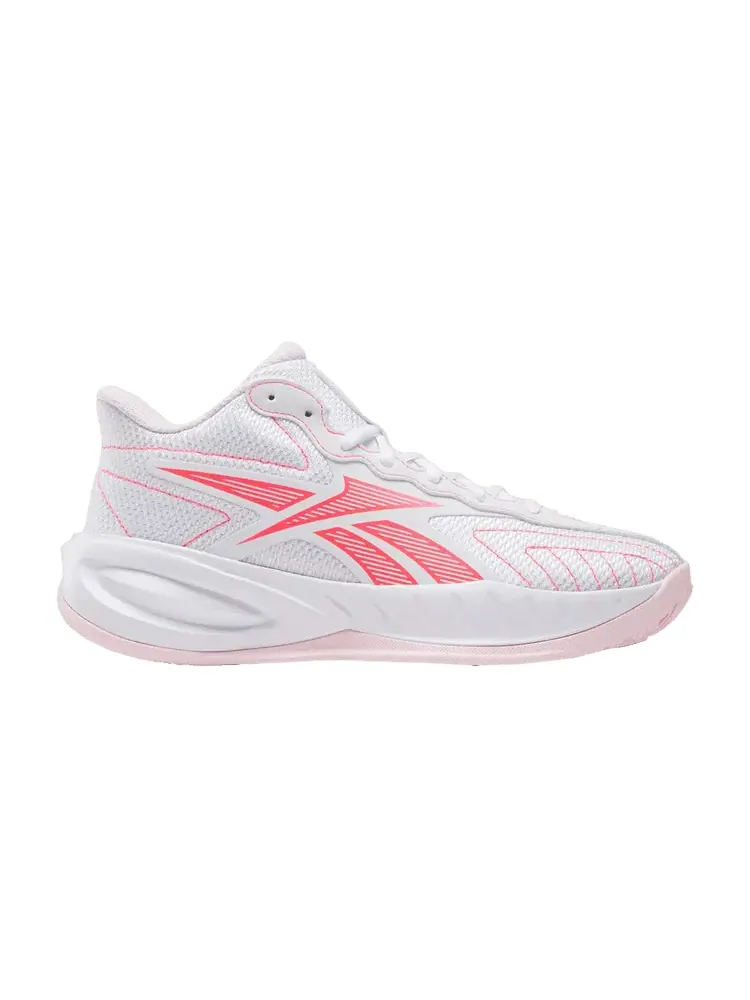 Кроссовки Reebok Press Big Kid 'White Pink Blast' — изображение 1 из 1, белый/розовый