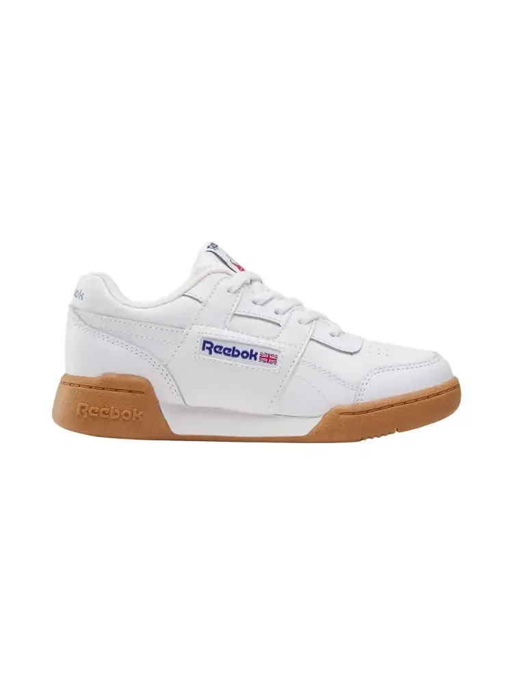 Кроссовки Reebok Workout Plus Little Kid — изображение 1 из 1, белый синий красный