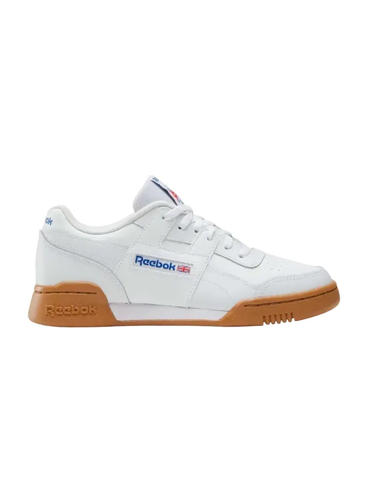 Кроссовки Reebok Workout Plus Big Kid — изображение 1 из 1, белый синий красный