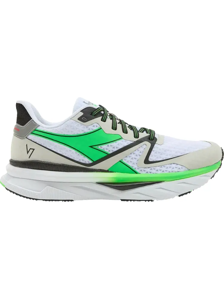 Кроссовки Atomo V7000 White Green Fluorescent — изображение 1 из 1, белый
