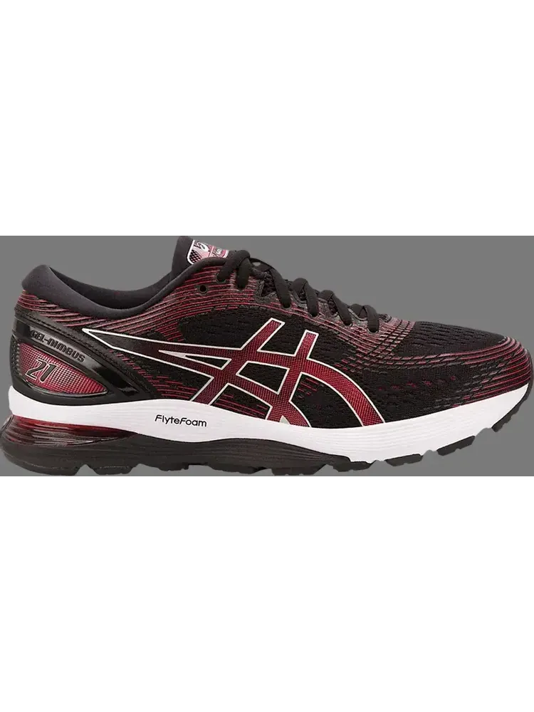 Кроссовки gel nimbus 21 'classic red' Asics — изображение 1 из 1, черный