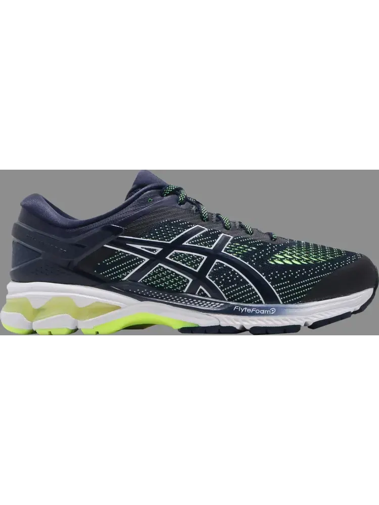 Кроссовки gel kayano 26 'peacoat safety yellow' Asics — изображение 1 из 1, синий