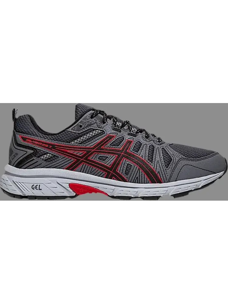 Кроссовки gel venture 7 'black classic red' Asics — изображение 1 из 1, черный