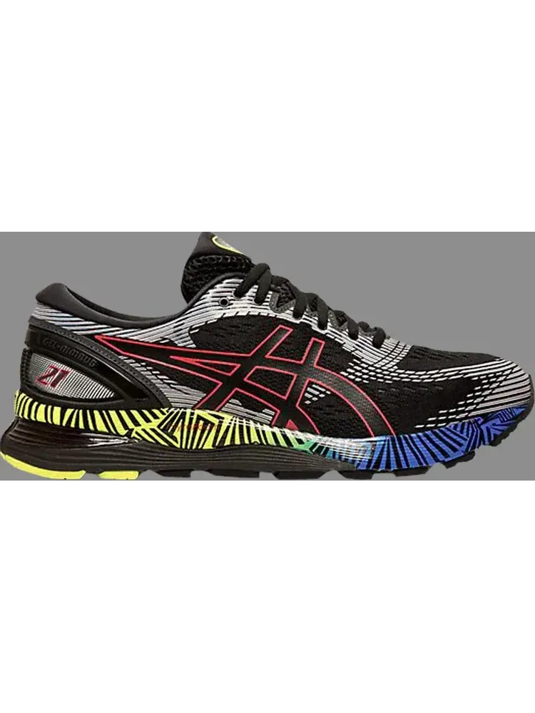 Кроссовки gel nimbus 21 'hyper flash - black' Asics — изображение 1 из 1, черный