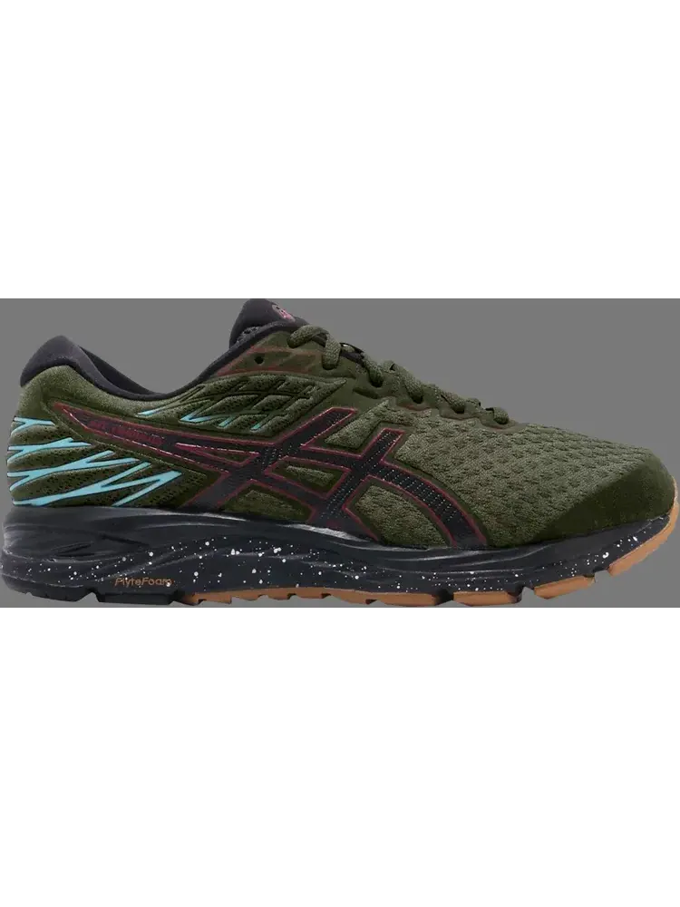 Кроссовки gel cumulus 21 winterized 'olive canvas' Asics — изображение 1 из 1, зеленый
