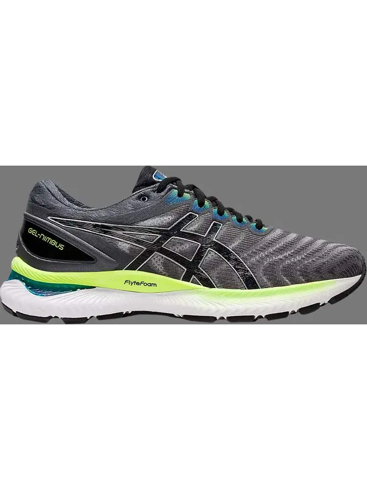 Кроссовки gel nimbus 22 'grey lime' Asics — изображение 1 из 1, серый