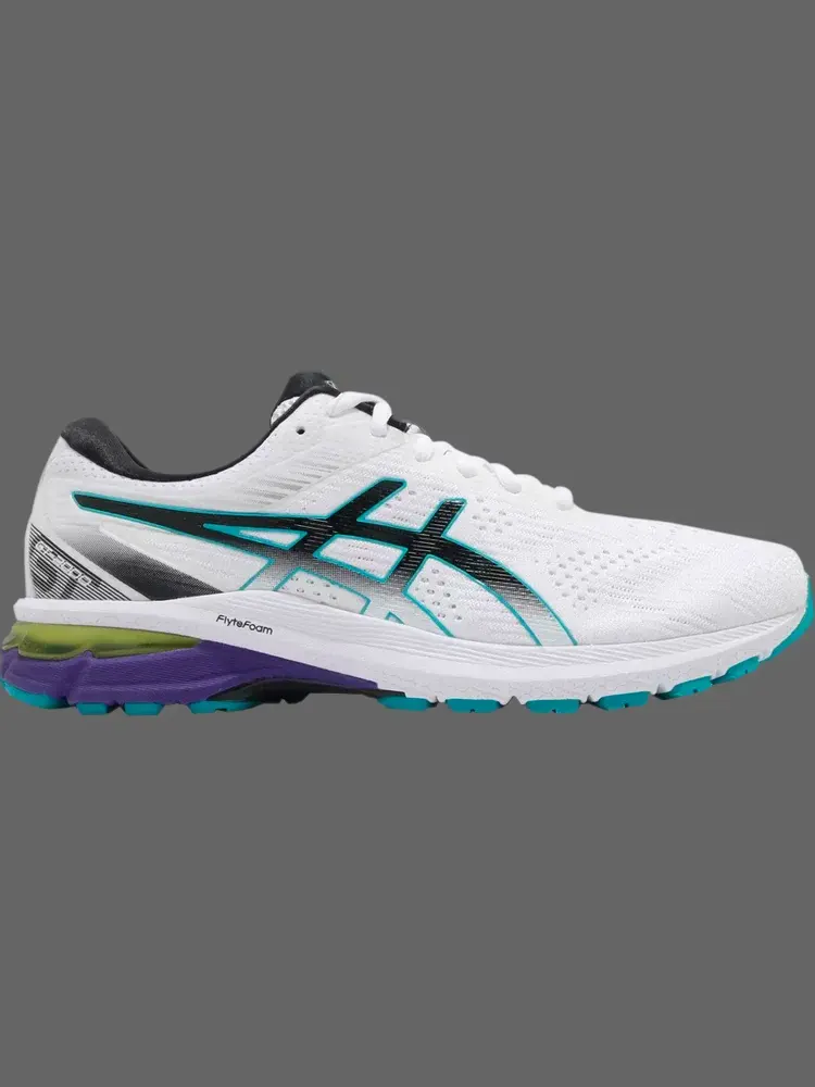 Кроссовки gt 2000 8 'white turquoise purple' Asics — изображение 1 из 1, белый