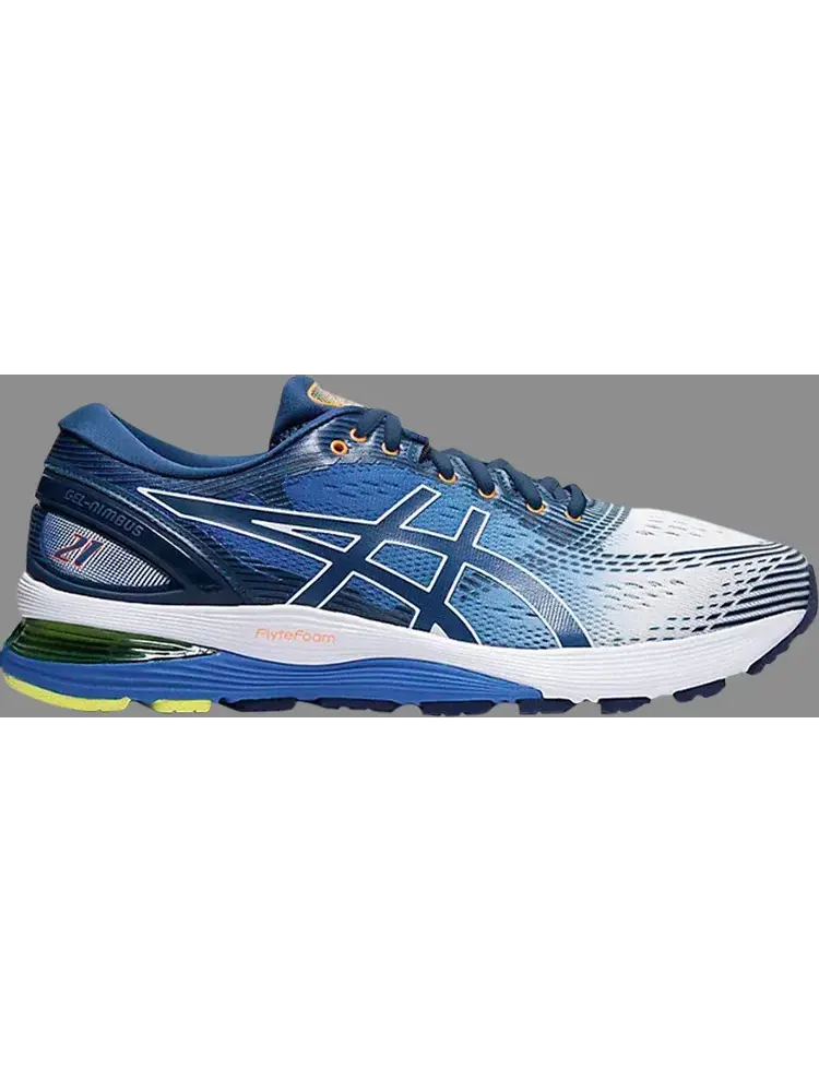 Кроссовки gel nimbus 21 'arise - white lake drive' Asics — изображение 1 из 1, синий