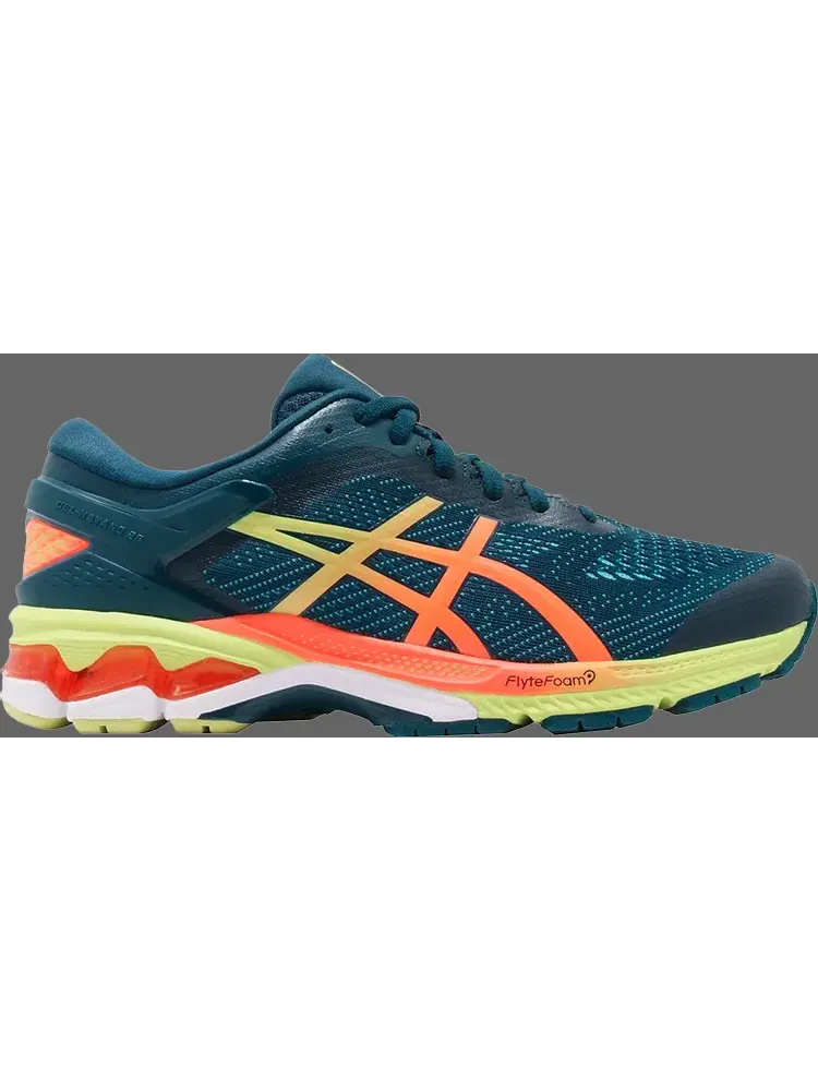 Кроссовки gel kayano 26 'arise - mako blue sour yuzu' Asics — изображение 1 из 1, синий
