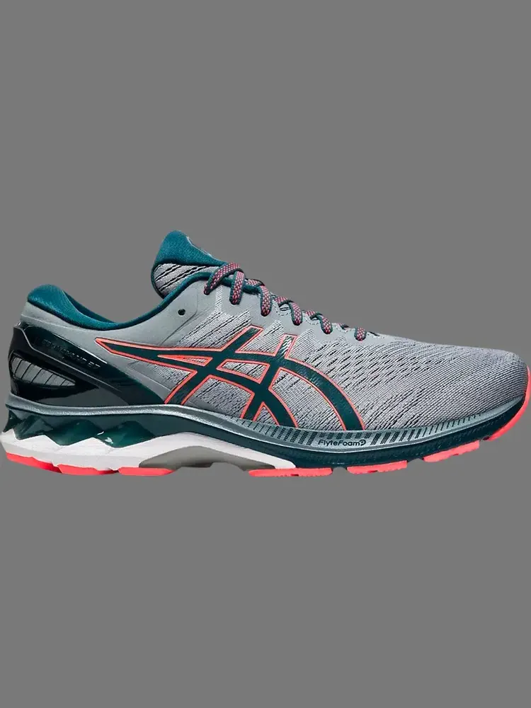 Кроссовки gel kayano 27 'sheet rock magnetic blue' Asics — изображение 1 из 1, серый