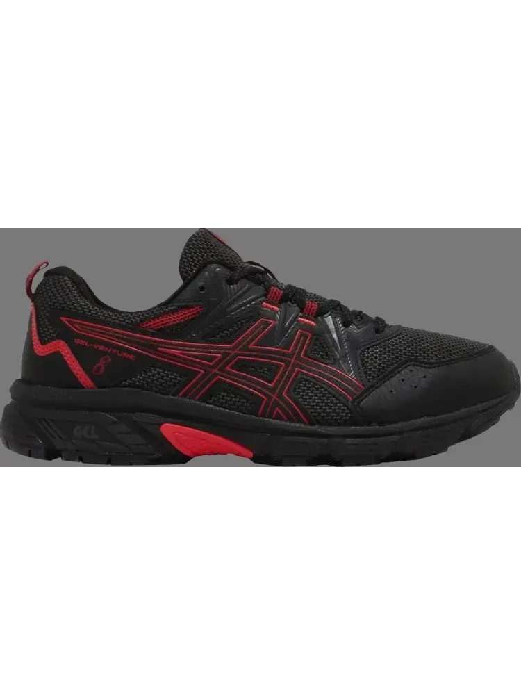 Кроссовки gel venture 8 4e wide 'black eletric red' Asics — изображение 1 из 1, черный