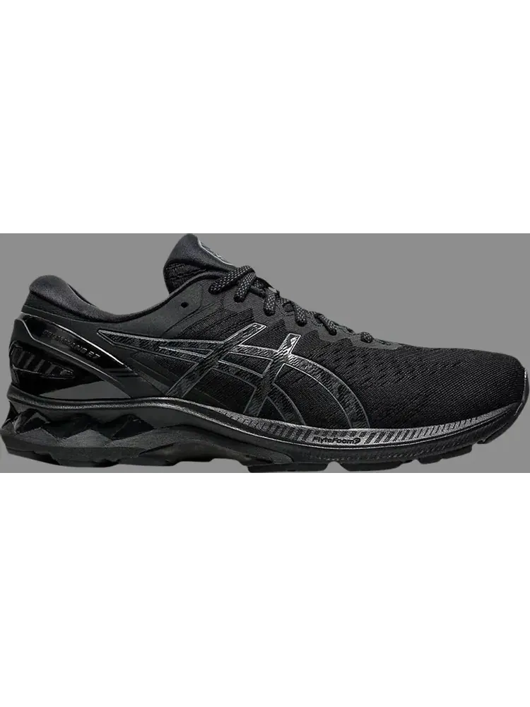 Кроссовки gel kayano 27 4e wide 'triple black' Asics — изображение 1 из 1, черный