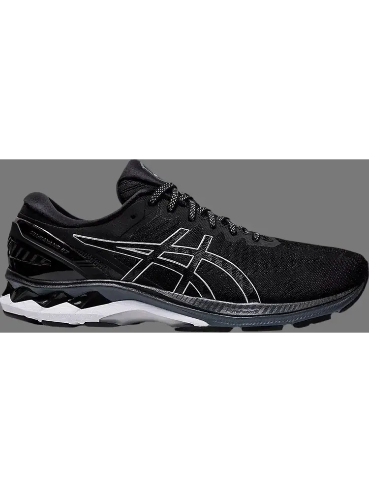 Кроссовки gel kayano 27 2e wide 'black silver' Asics — изображение 1 из 1, черный