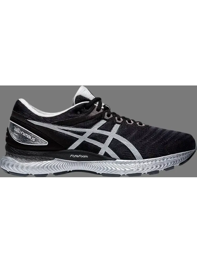 Кроссовки gel nimbus 22 'black silver' Asics — изображение 1 из 1, черный