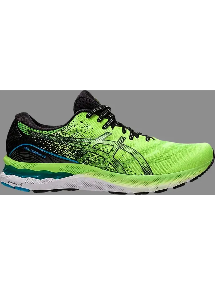 Кроссовки gel nimbus 23 'hazard green black' Asics — изображение 1 из 1, зеленый