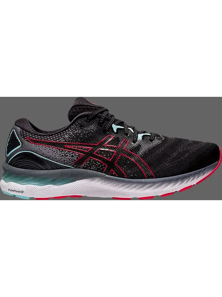 Кроссовки gel nimbus 23 2e wide 'black electric red' Asics — изображение 1 из 1, черный