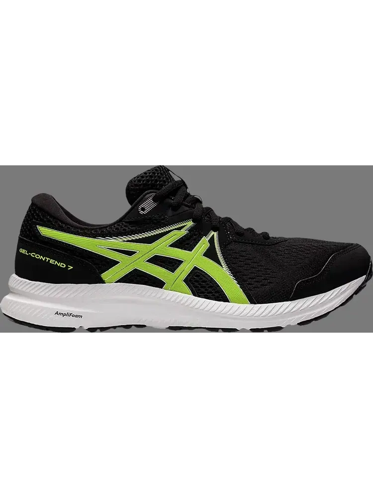 Кроссовки gel contend 7 'black pure silver' Asics — изображение 1 из 1, черный