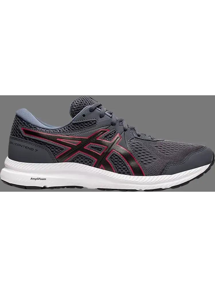 Кроссовки gel contend 7 'carrier grey classic red' Asics — изображение 1 из 1, серый
