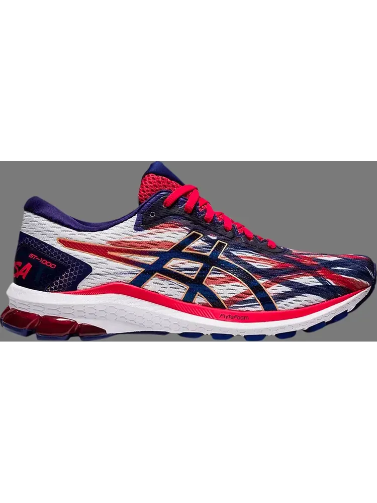 Кроссовки gt 1000 9 'usa' Asics — изображение 1 из 1, белый