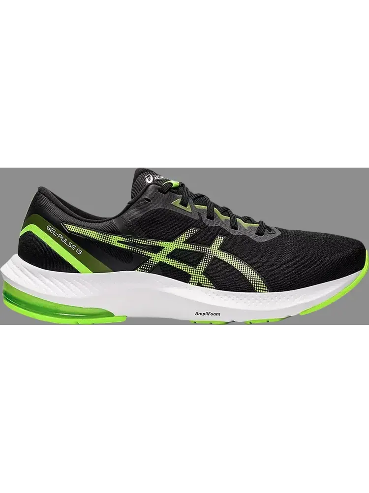 Кроссовки gel pulse 13 'black hazard green' Asics — изображение 1 из 1, черный