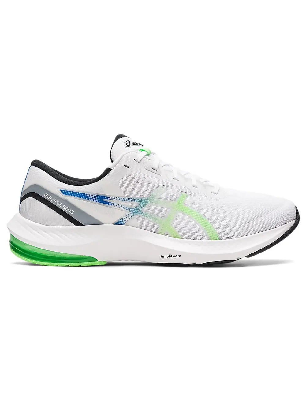 Кроссовки gel pulse 13 'white bright lime' Asics — изображение 1 из 7, белый