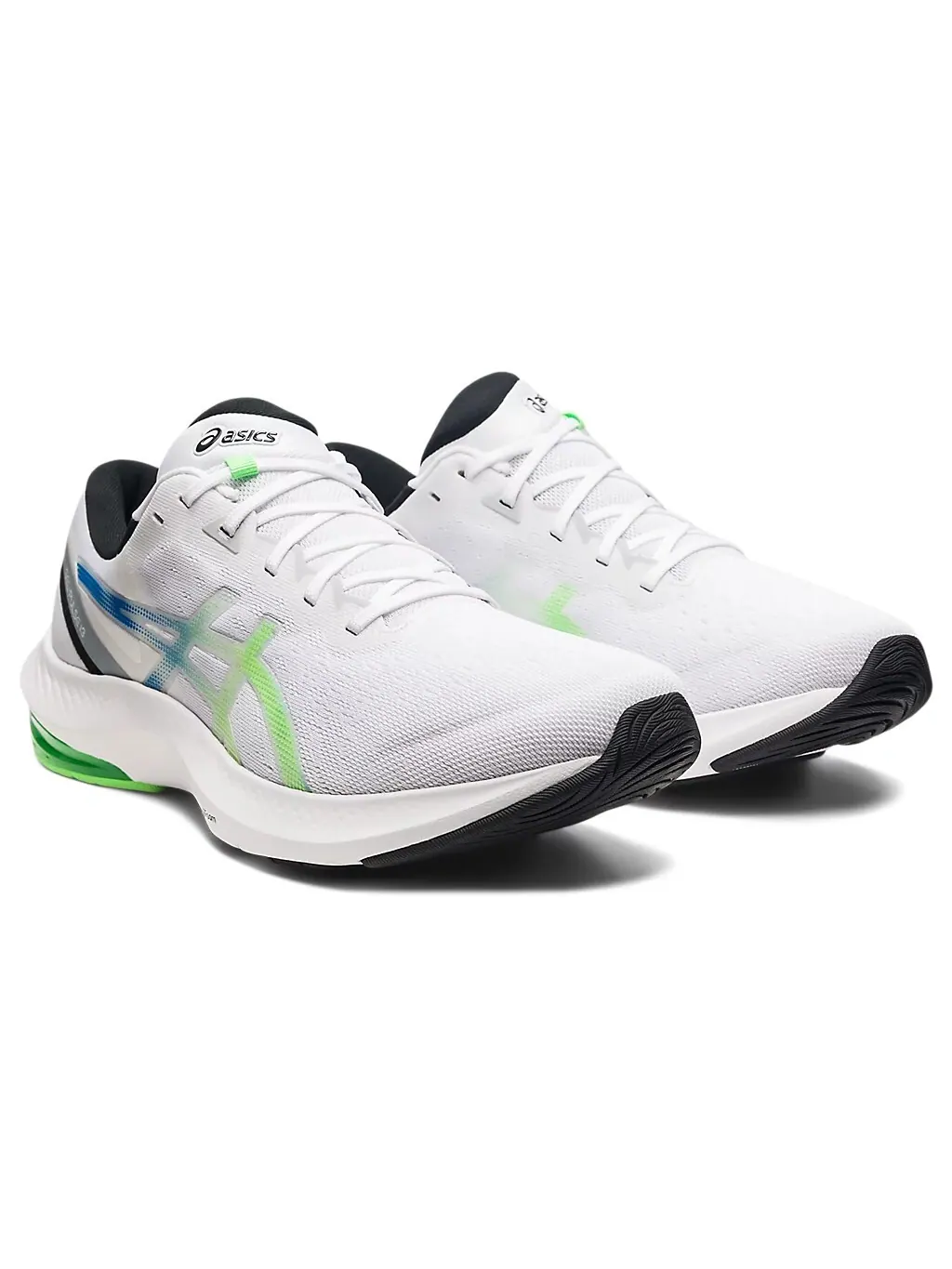 Кроссовки gel pulse 13 'white bright lime' Asics — изображение 2 из 7, белый