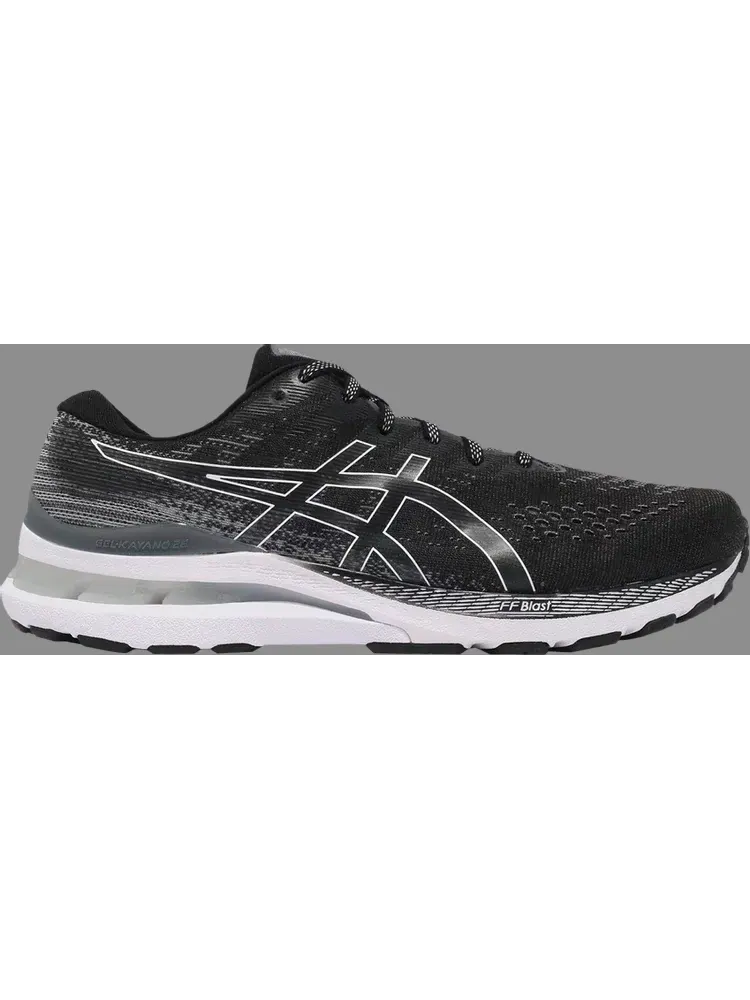 Кроссовки gel kayano 28 2e wide 'black white' Asics — изображение 1 из 1, черный