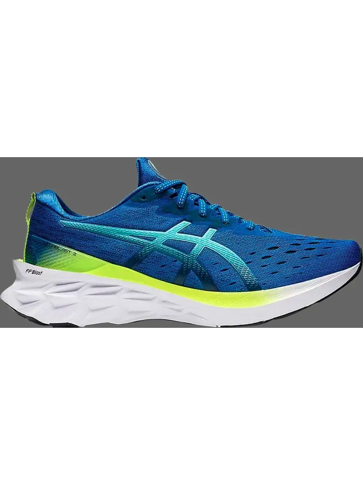 Кроссовки novablast 2 'lake drive ice mint' Asics — изображение 1 из 1, синий