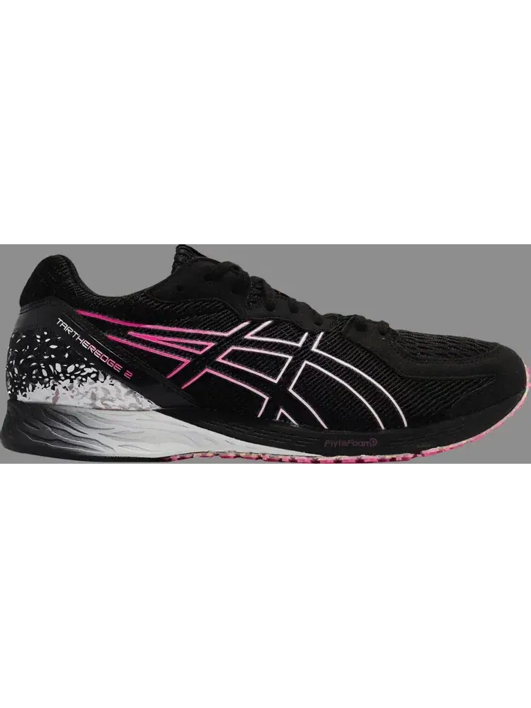 Лимитированные кроссовки tartheredge 2 'wuxi marathon - black pink glow' Asics — изображение 1 из 1, черный