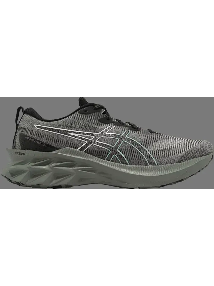 Кроссовки novablast 2 le 'lichen green' Asics — изображение 1 из 1, зеленый