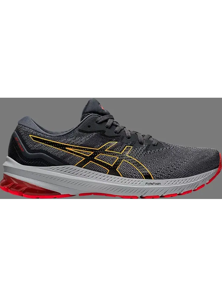 Кроссовки gt 1000 11 'sheet rock yellow red' Asics — изображение 1 из 1, серый