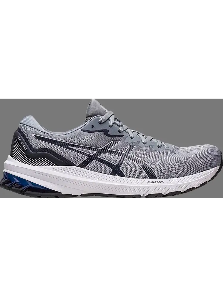 Кроссовки gt 1000 11 'piedmont grey midnight' Asics — изображение 1 из 1, серый