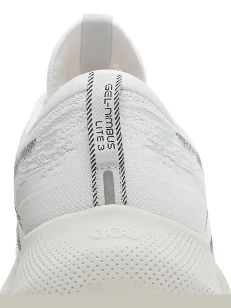 Кроссовки gel nimbus lite 3 'white black' Asics — изображение 7 из 8, белый