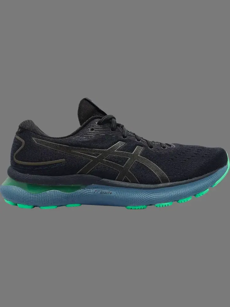 Кроссовки gel nimbus 24 'black gunmetal' Asics — изображение 1 из 1, черный