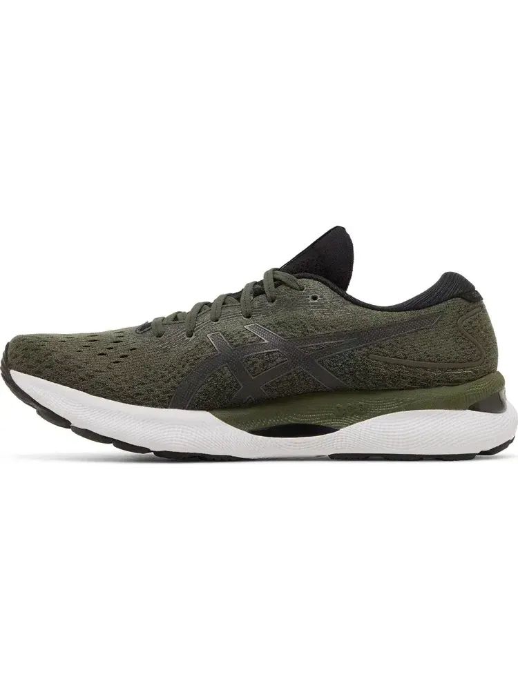 Кроссовки gel nimbus 24 'olive canvas' Asics — изображение 3 из 8, зеленый