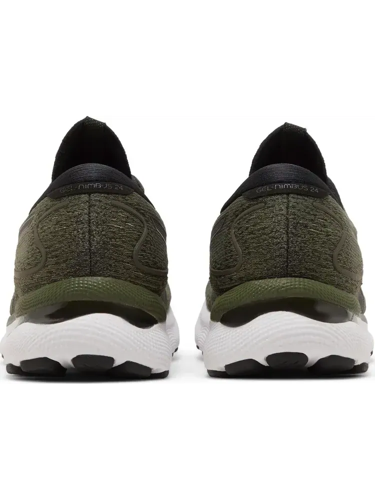 Кроссовки gel nimbus 24 'olive canvas' Asics — изображение 6 из 8, зеленый