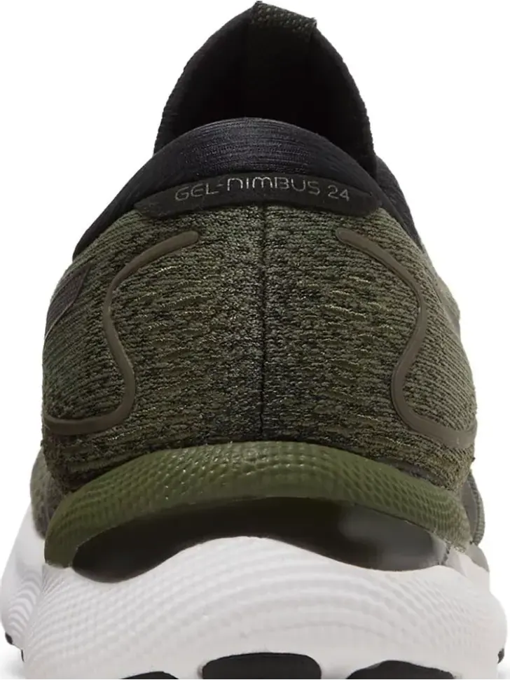 Кроссовки gel nimbus 24 'olive canvas' Asics — изображение 7 из 8, зеленый