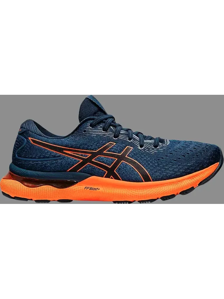 Кроссовки gel nimbus 24 'french blue shocking orange' Asics — изображение 1 из 1, синий