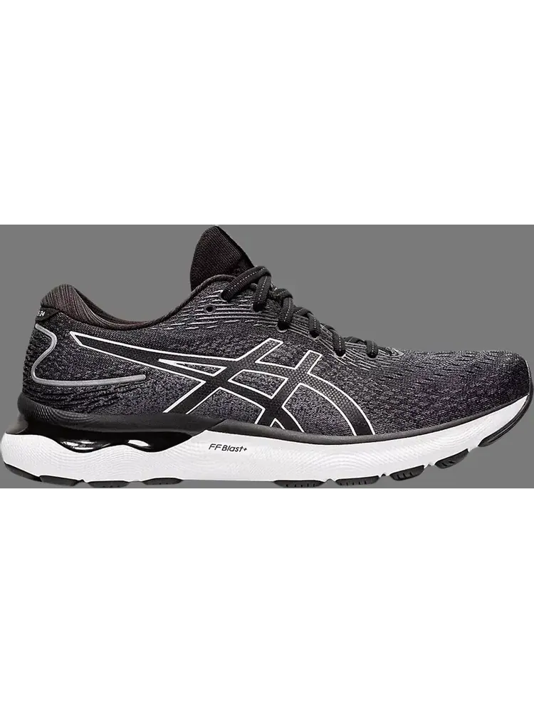 Кроссовки gel nimbus 24 2e wide 'black white' Asics — изображение 1 из 1, черный