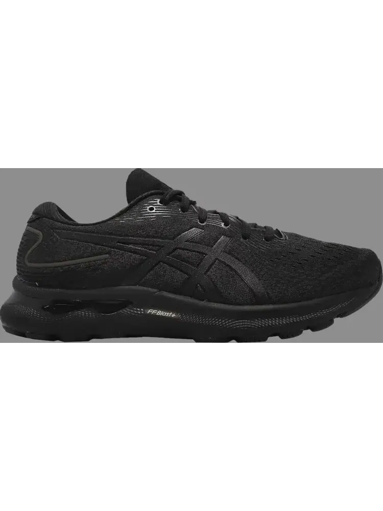 Кроссовки gel nimbus 24 4e extra wide 'black reflective' Asics — изображение 1 из 1, черный