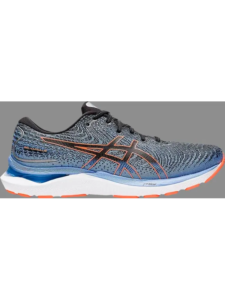 Кроссовки gel cumulus 24 'black shocking orange' Asics — изображение 1 из 1, синий